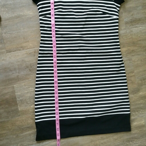 Laundry by Shelli Segal Black and White Striped - Picture 7 of 8